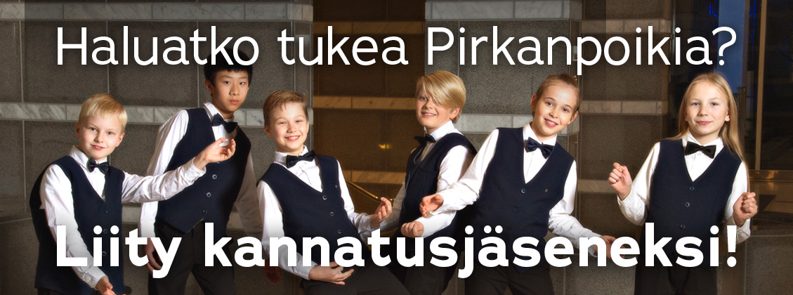 Tue Pirkanpoikia ja ryhdy kannatusjäseneksi.